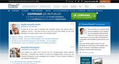 Desktop Screenshot of mutuelle.dispofi.fr