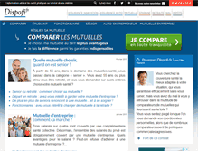 Tablet Screenshot of mutuelle.dispofi.fr