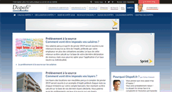 Desktop Screenshot of impots.dispofi.fr